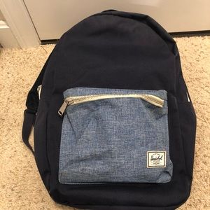 Herschel backpack. Navy blue.